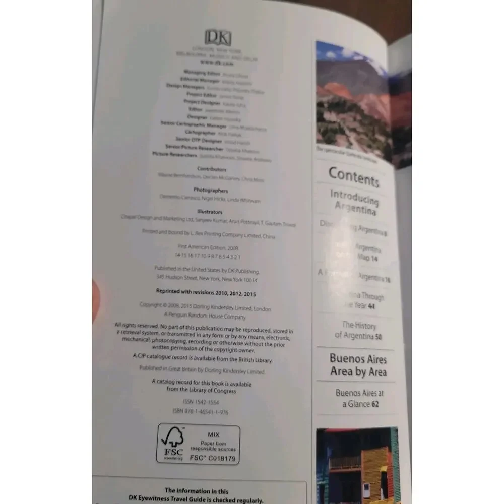 Eyewitness Travel Guide - Argentina by Dorling Kindersley Travel Staff 2015